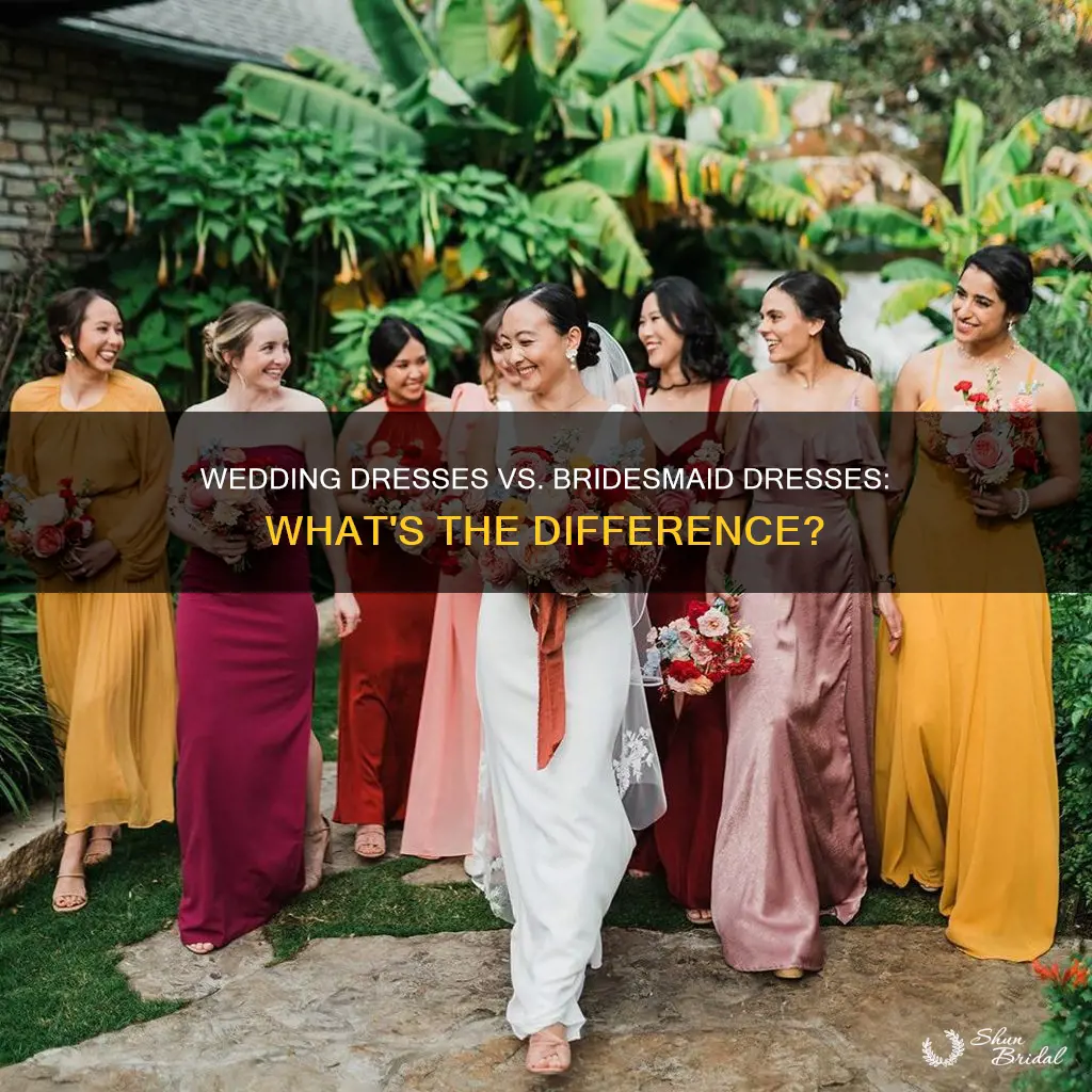 is a wedding dress different than a bridesmaid dress