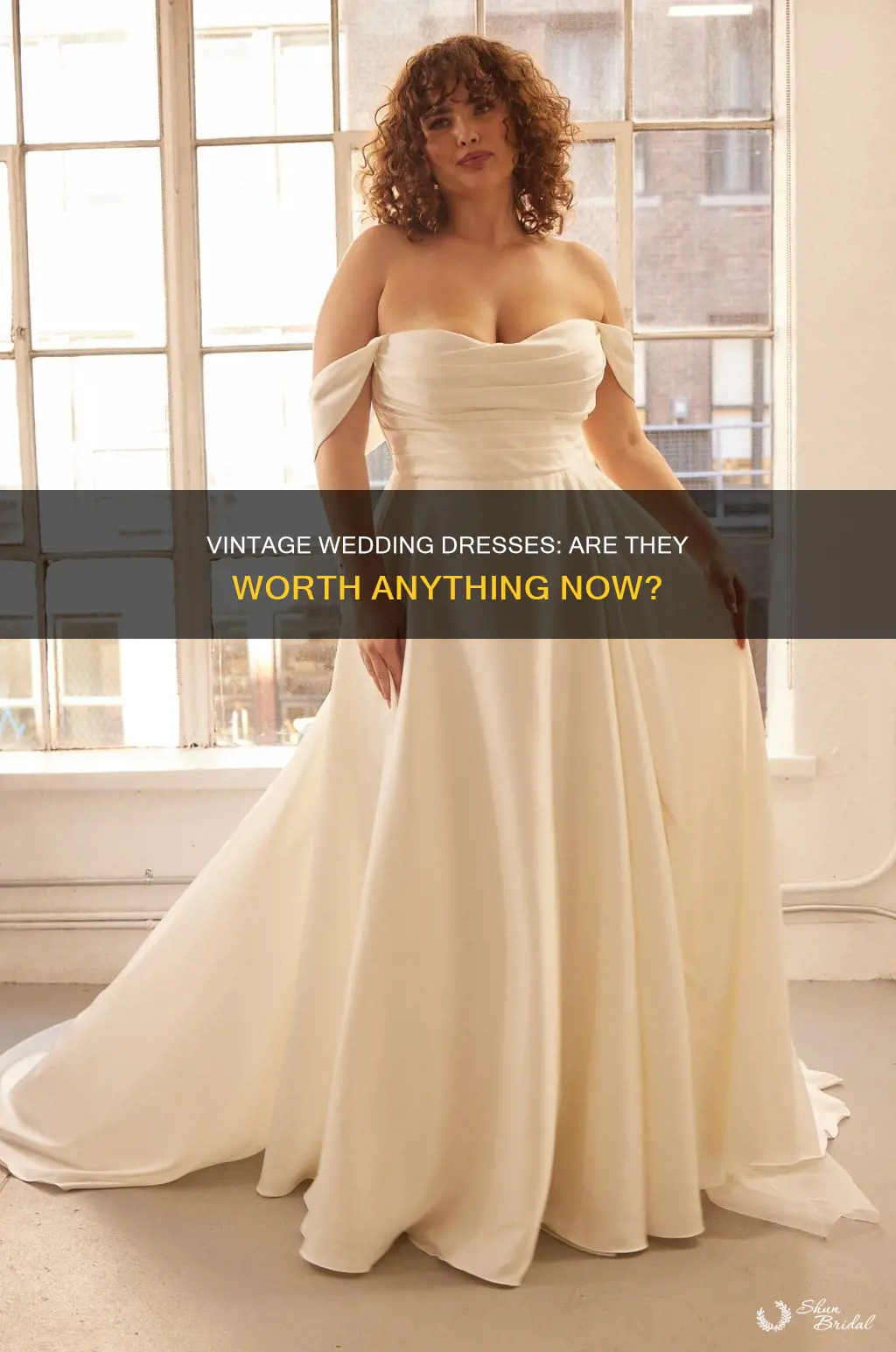 is a wedding dress from 1985 worth anything
