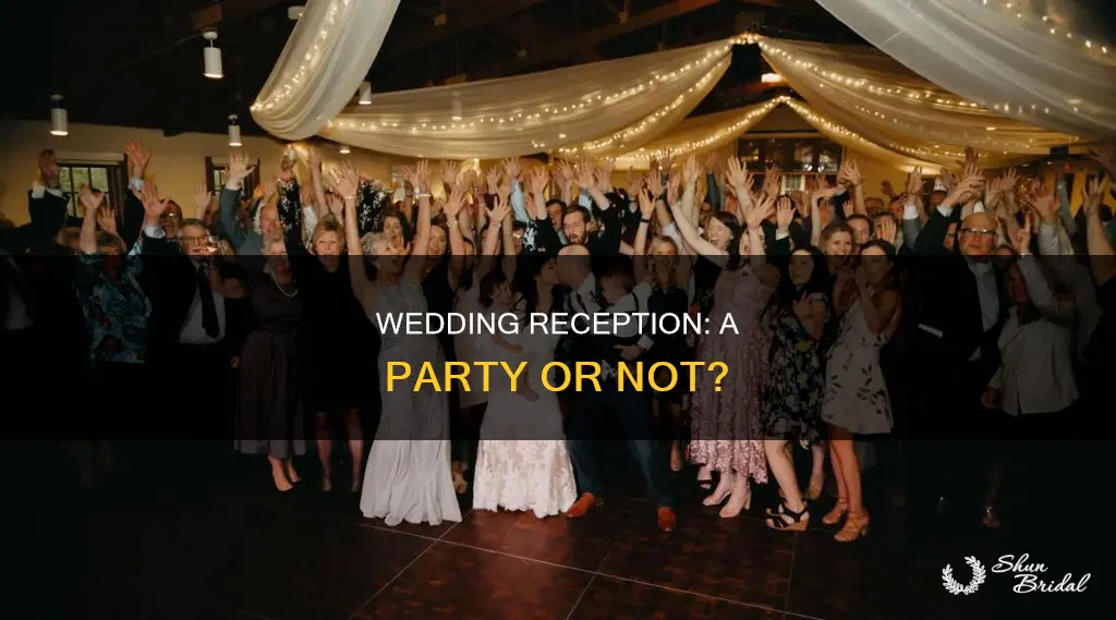 is a wedding reception a party