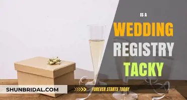 Wedding Registry: Tacky or Tasteful?