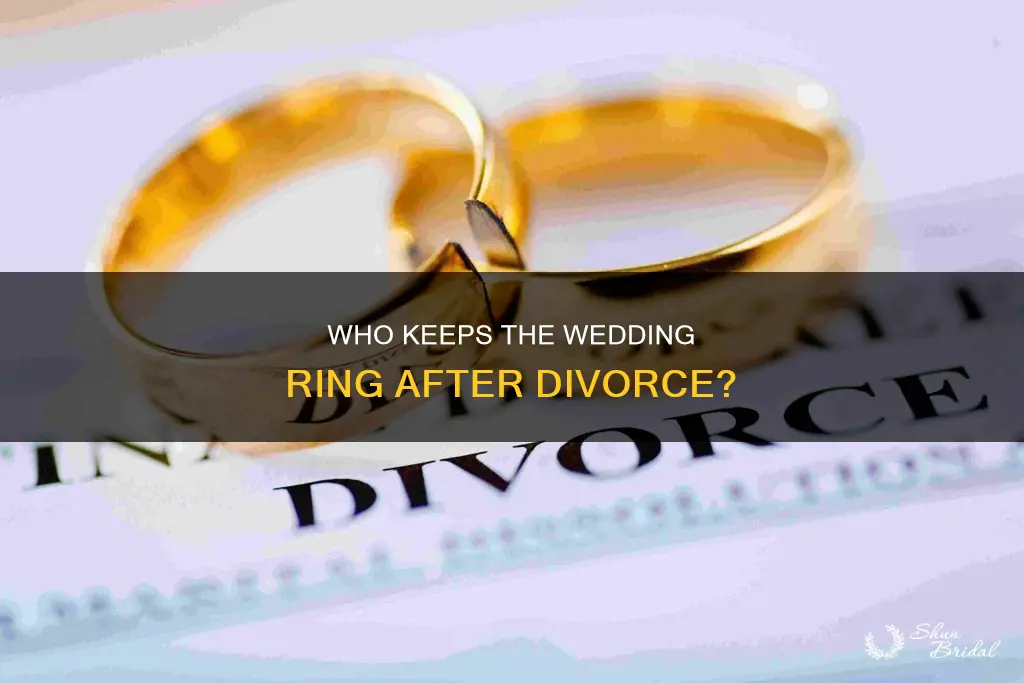 is a wedding ring a gift in a divorce