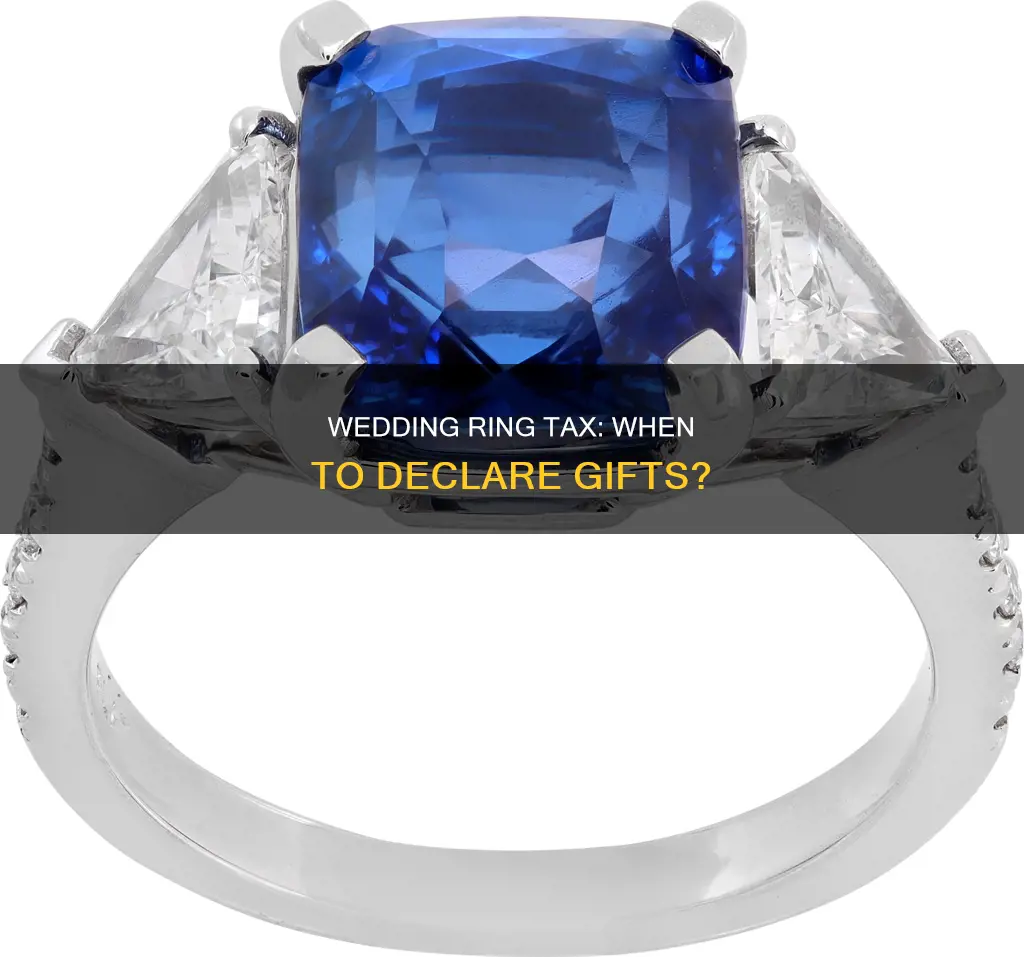 is a wedding ring a taxable gift