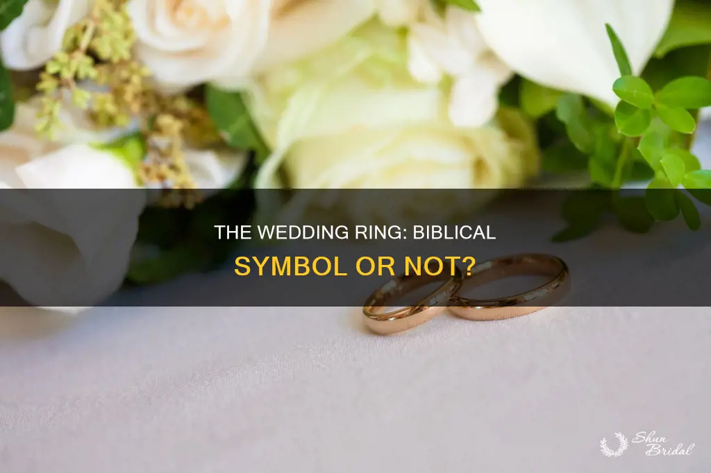 is a wedding ring biblical