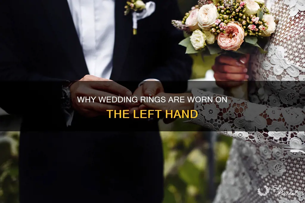 is a wedding ring worn on the left hand