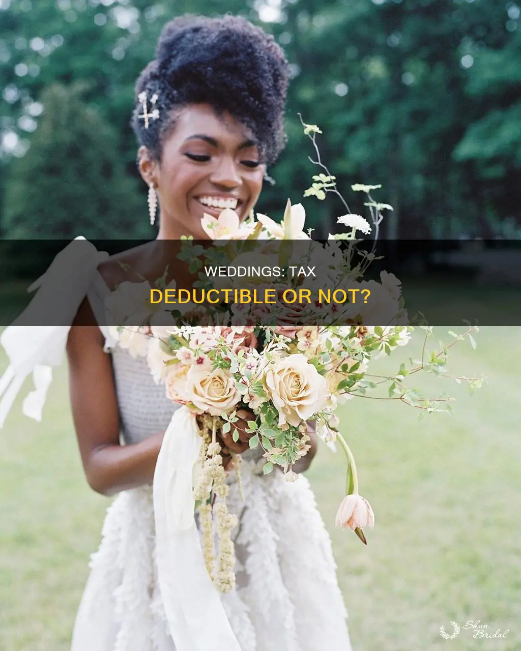 is a wedding tax deductible