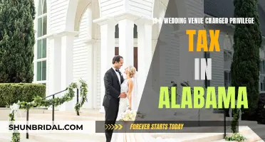 Alabama Wedding Venue: Privilege Tax?