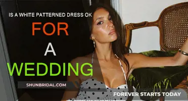 White Dresses: Wedding-Appropriate with the Right Patterns