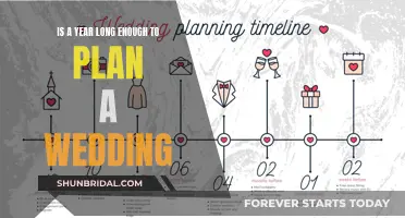 A Year's Journey: Navigating the Wedding Planning Process