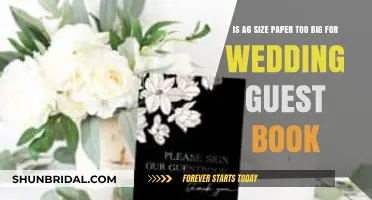 Is A6 Paper Ideal for Your Wedding Guest Book Size?