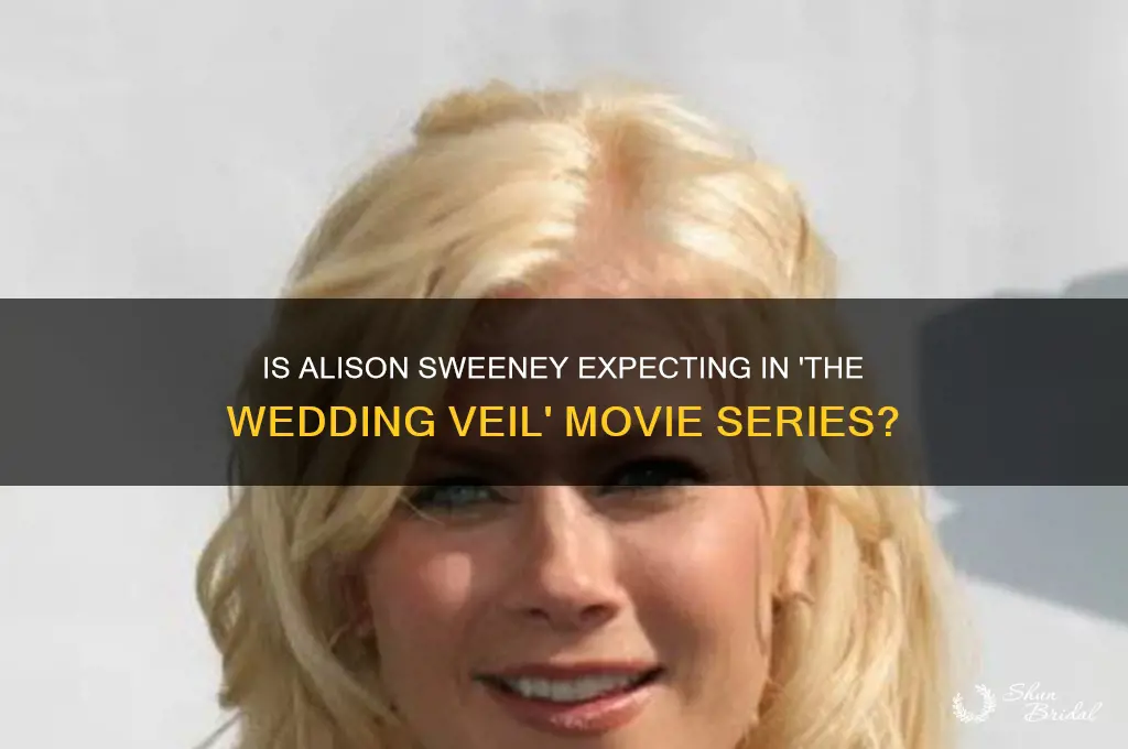 is alison sweeney pregnant in the wedding veil