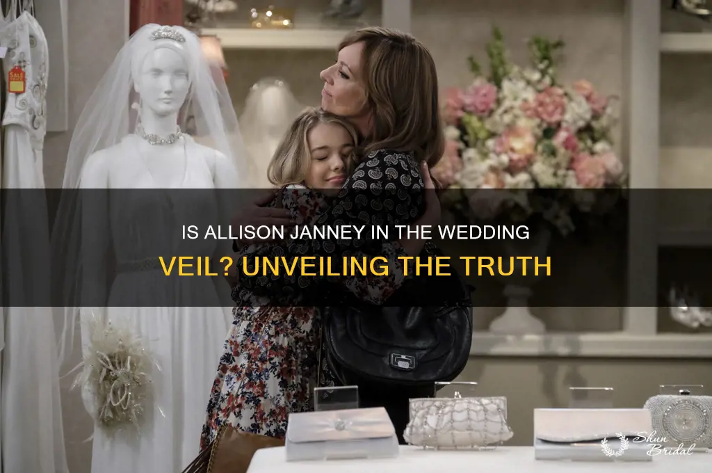 is allison janney in the wedding veil
