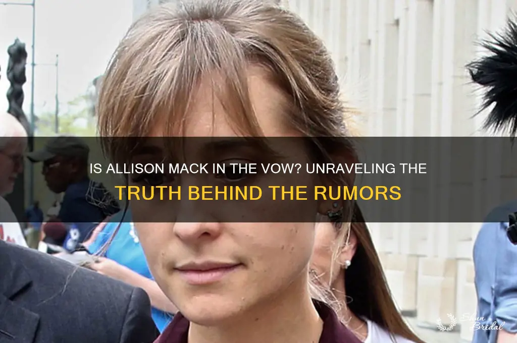 is allison mack in the vow