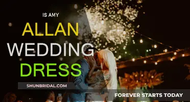 Amy Allan's Wedding Dress: A Vision in White