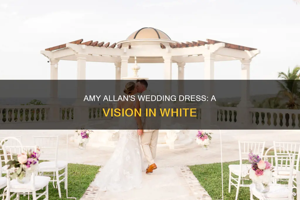 is amy allan wedding dress