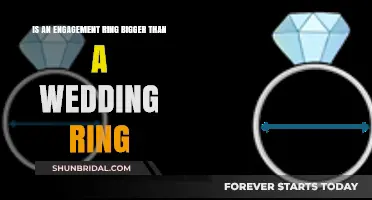 Engagement Ring vs Wedding Ring: Why Bigger?