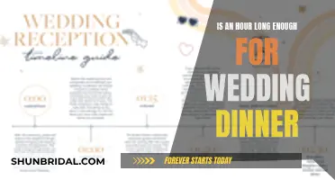 An Hour for Wedding Dinner: Is It Enough?