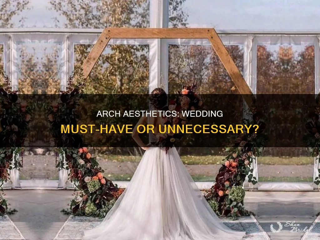 is arch needed for wedding