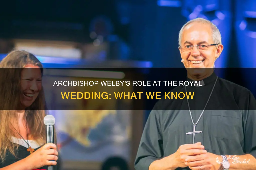 is archibishop welby at the royal wedding
