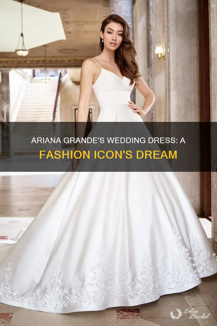 is ariana grande wedding dress