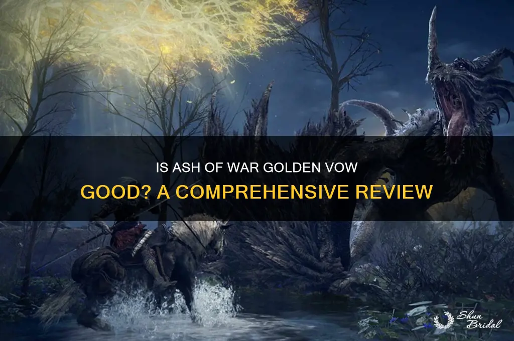 is ash of war golden vow good