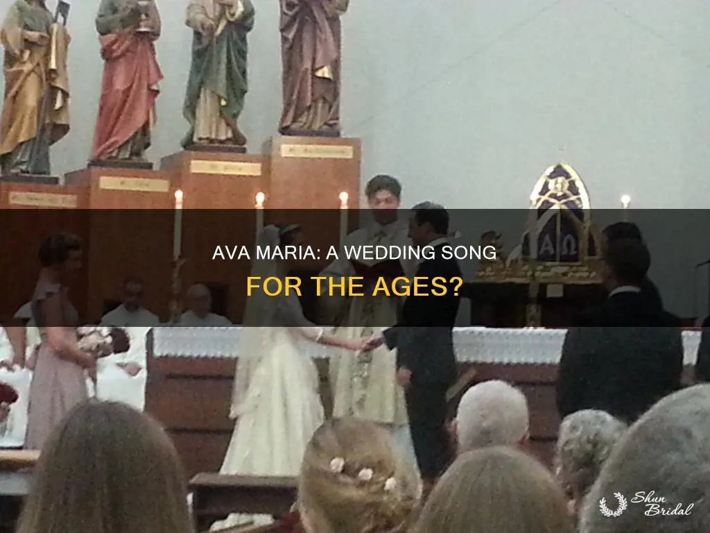 is ava maria a wedding song