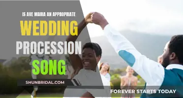 Ave Maria: A Wedding Processional Song Choice?