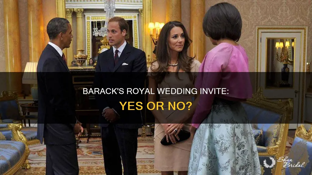 is barack invited to royal wedding