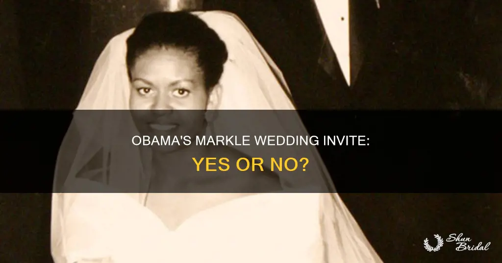 is barack obama invited markle wedding