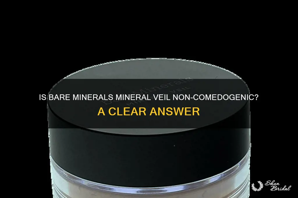 is bare minerals mineral veil non comedogenic