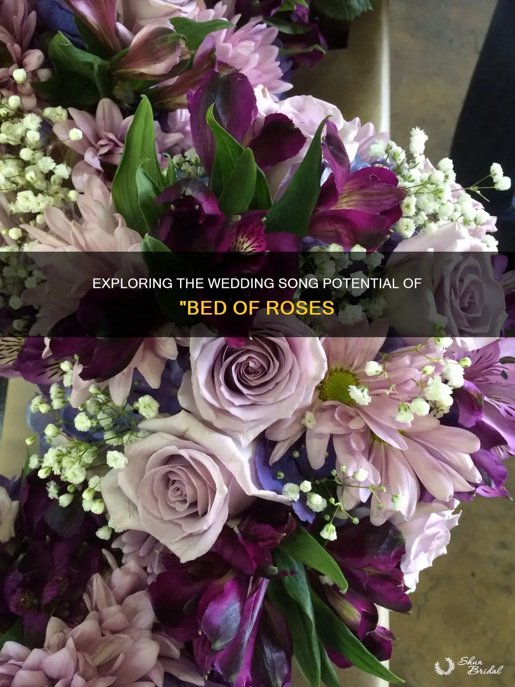 is bed of roses a wedding song