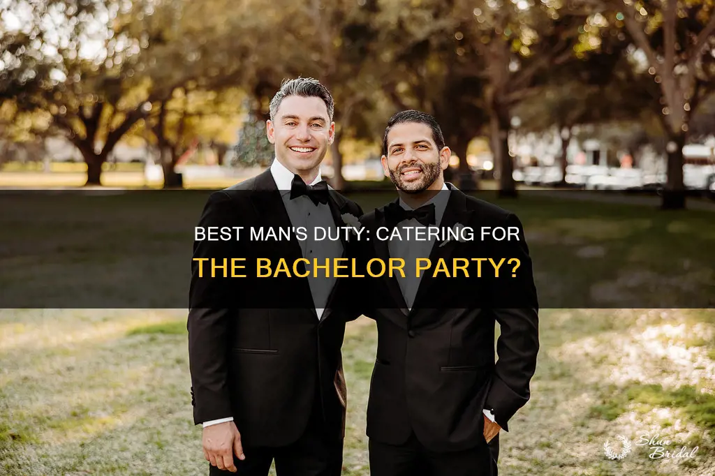 is best man supposed to buy everyones food at bachelorlarty