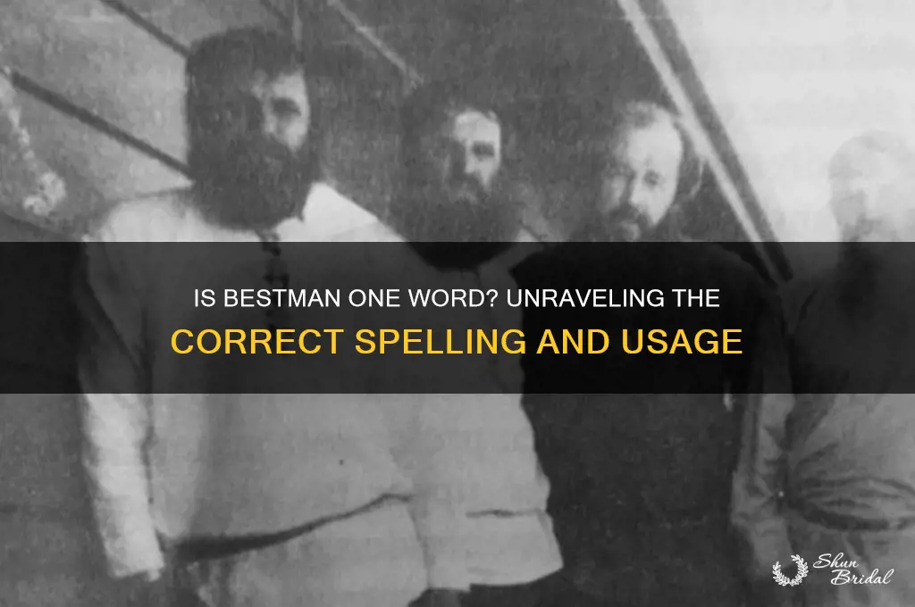 is bestman one word
