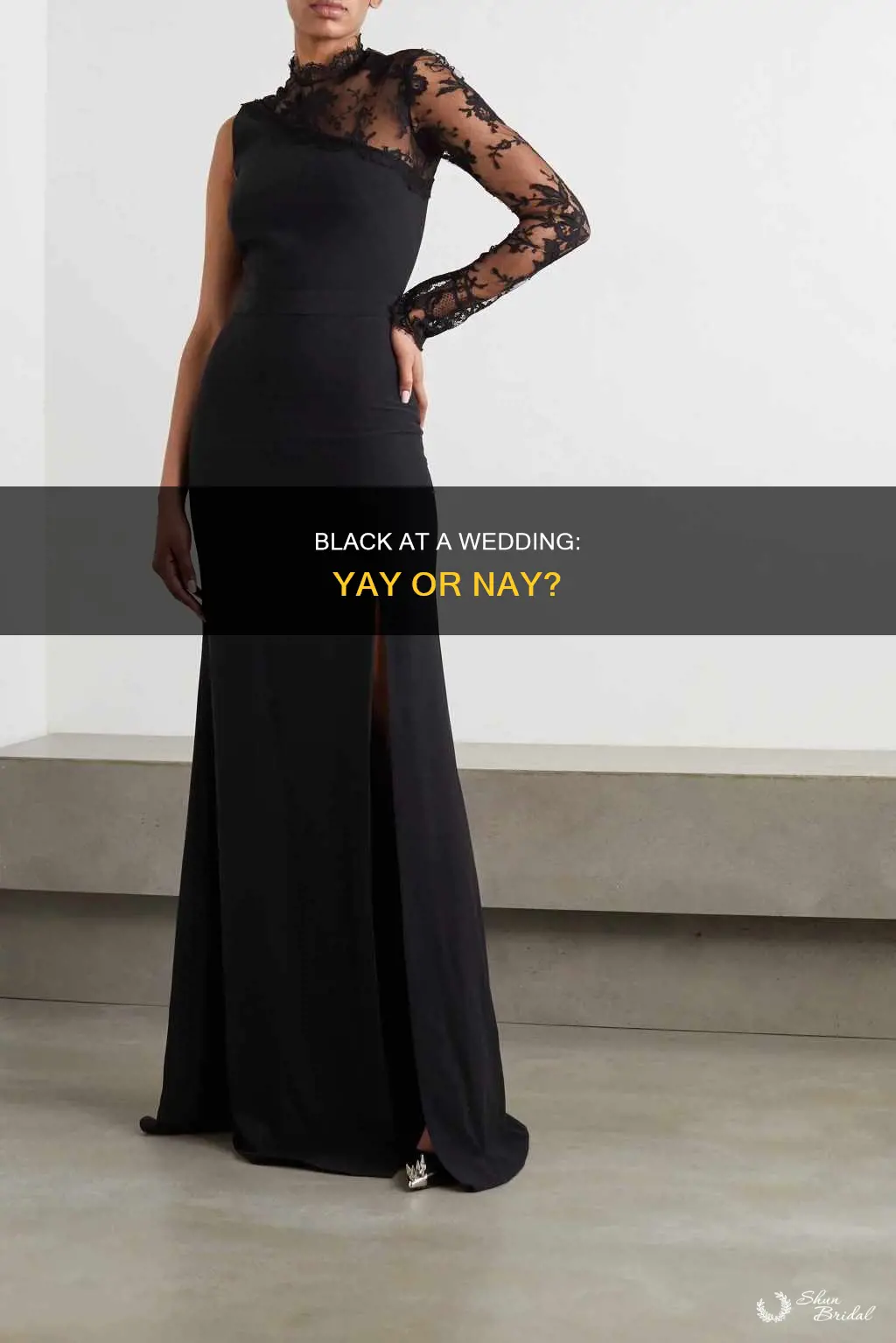 is black ok for a wedding