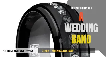 Black Wedding Bands: Timelessly Pretty