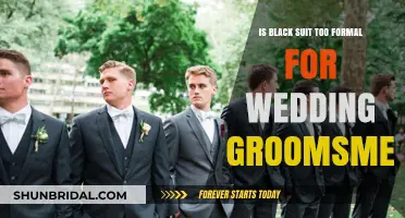 Black Suits for Groomsmen: Striking the Perfect Wedding Formality Balance