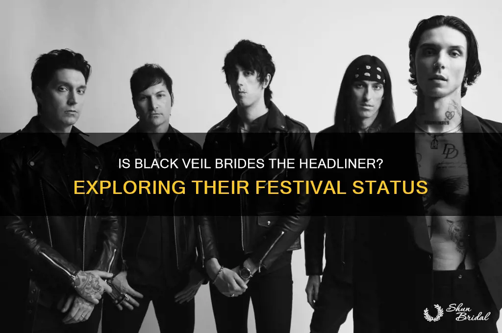 is black veil brides the headliner