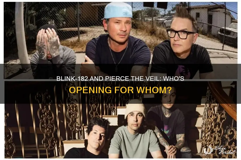 is blink 182 opening for pierce the veil