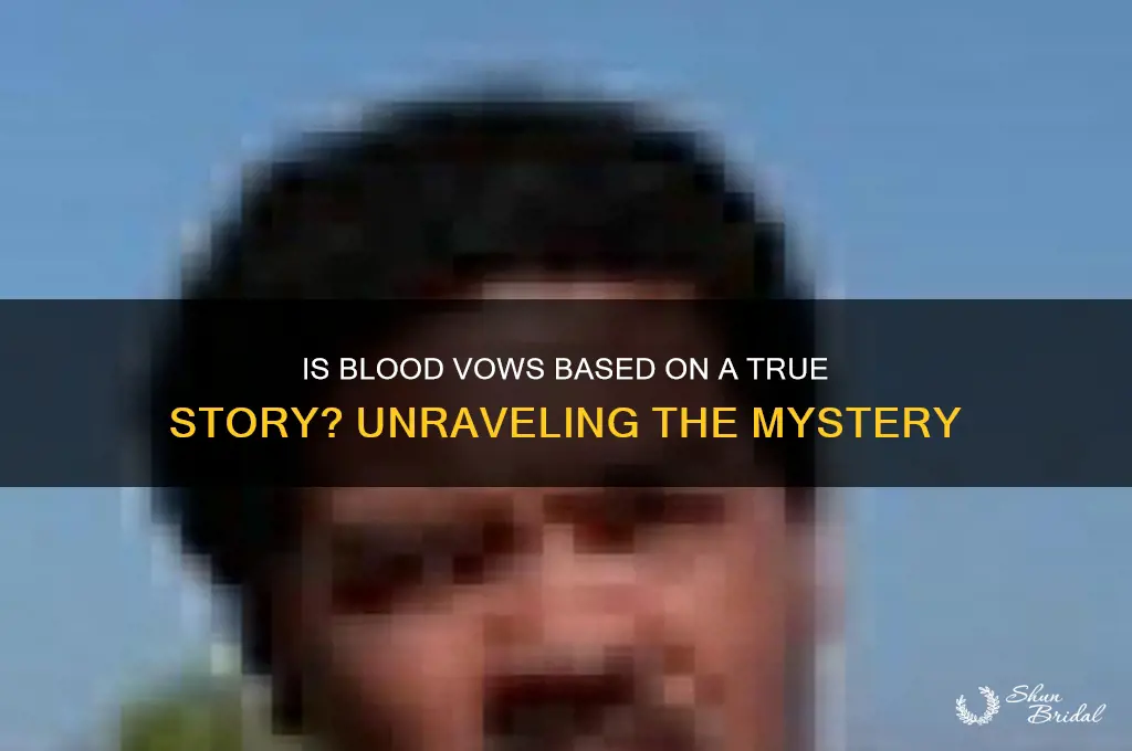 is blood vows a true story