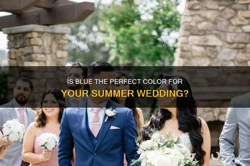 is blue good colors for summer wedding