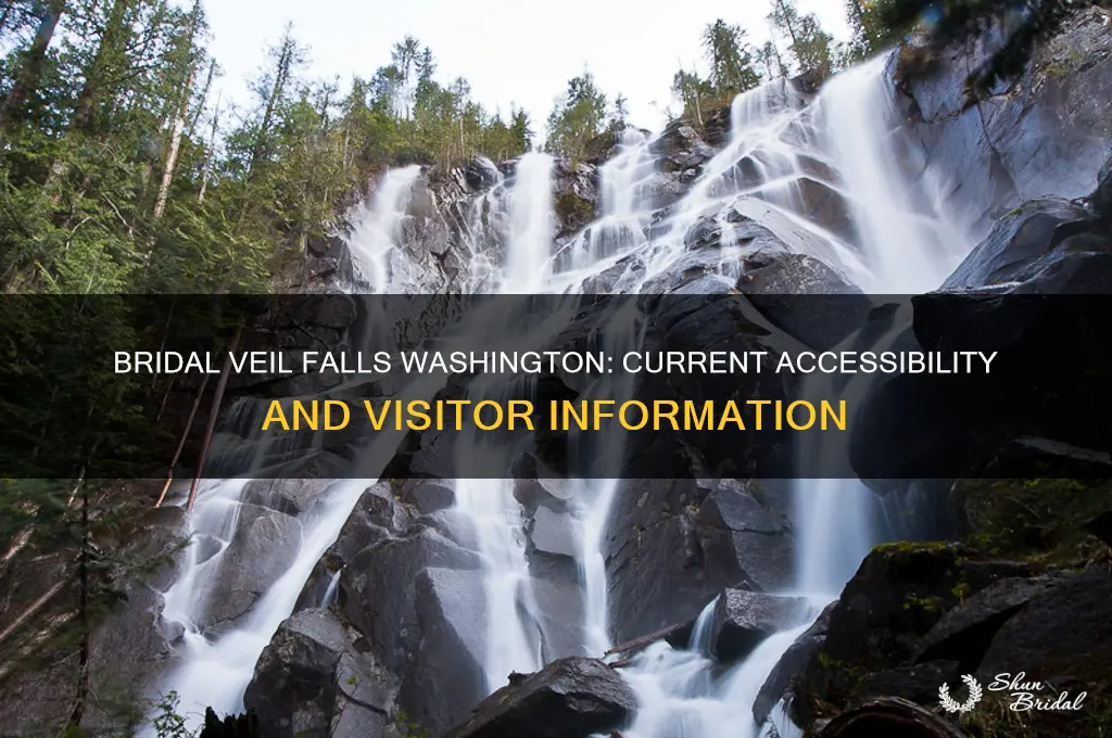 is bridal veil falls open washington