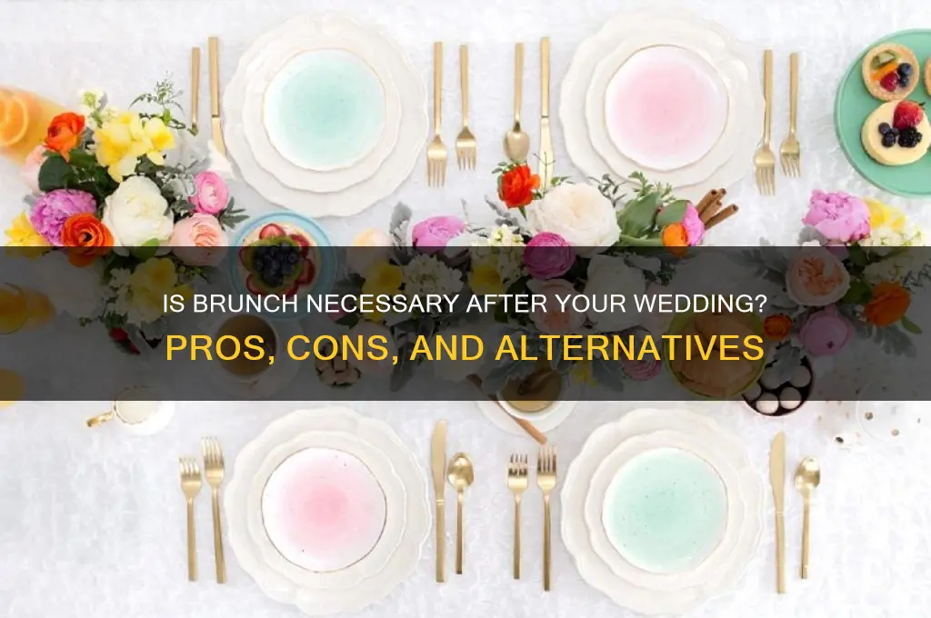 is brunch required day after wedding