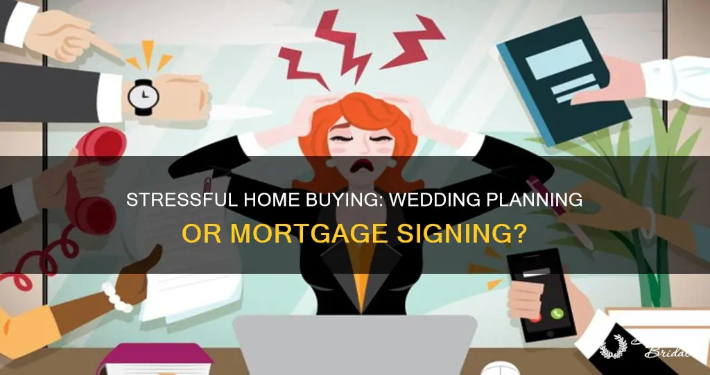 is buying a home more stressful than planning a wedding