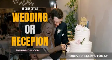 Wedding Cake Cutting: Ceremony or Reception?