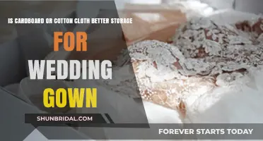 Cardboard vs. Cotton: Best Storage for Preserving Your Wedding Gown