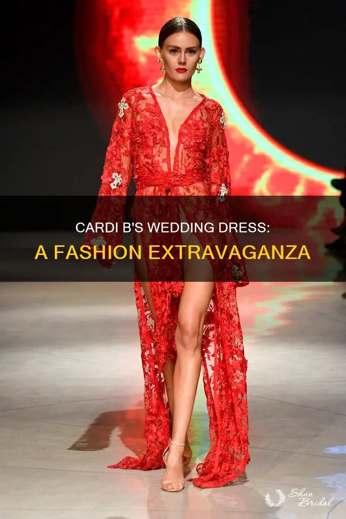 is cardi b wedding dress