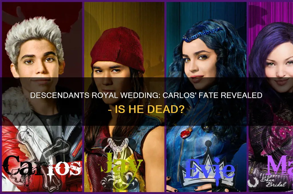 is carlos dead in descendants royal wedding