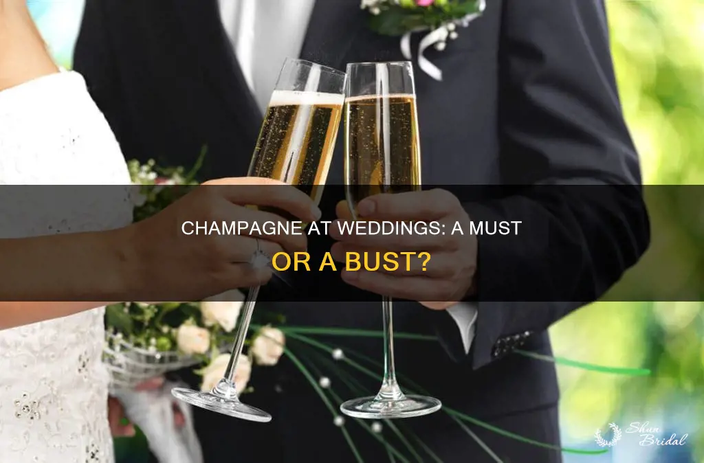 is champagne a must for wedding reception