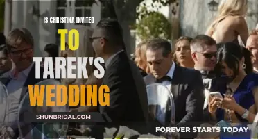 Tarek's Wedding Guest List: Is Christina Invited?