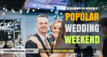 Columbus Day Weekend Weddings: A Popular Choice for Couples?