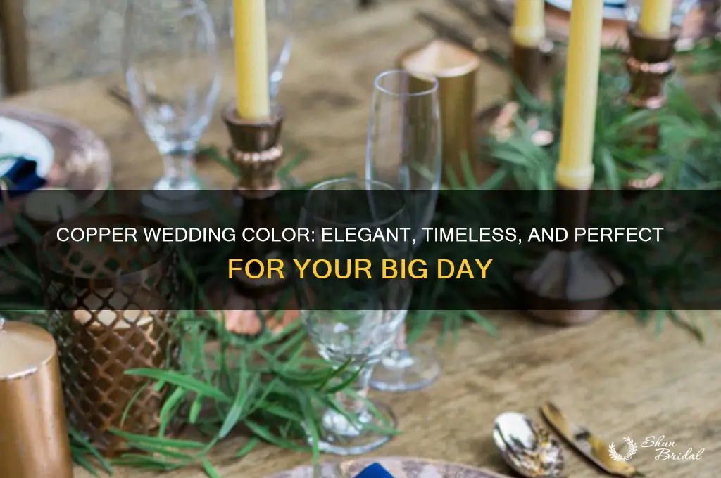 is copper a wedding color
